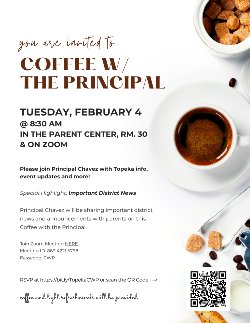 Coffee with the Principal Flyer 2.4.2025